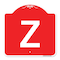 Signmission Designer Series Sign-Sign W/ Letter Z, Red & White Aluminum Sign, 18" x 18", RW-1818-22914 A-DES-RW-1818-22914 - alternate 1